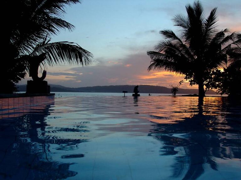 gangga island dive resort pool